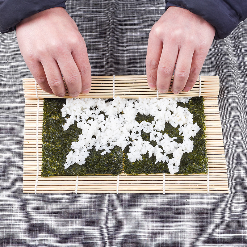 家用做寿司的工具材料专用竹帘卷制作紫菜包饭帘子竹签帘不粘卷帘