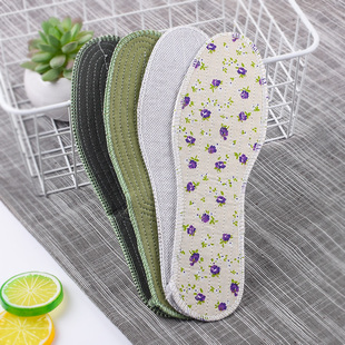 加厚耐穿软鞋 垫四季 垫子 垫男女透气吸汗除臭抗菌运动鞋 5双防臭鞋