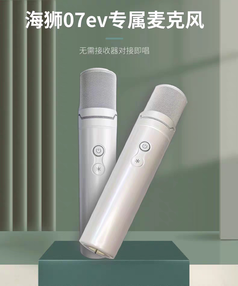 适用比亚迪海狮07EV/25款海豹EV车载K歌麦克风原装话筒无需接收器