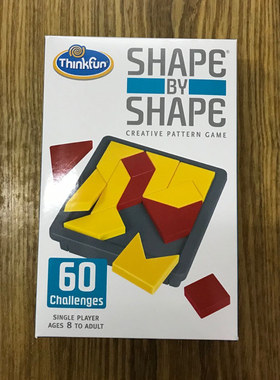 现货速发美国thinkfun几何形对形儿童益智玩具便携带