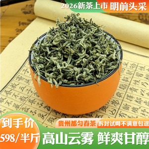 2026明前特级都匀毛尖手工春茶