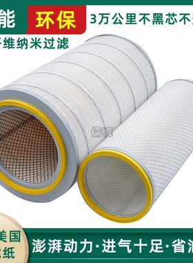 K3051空滤适配福田欧曼ETX空气滤芯自卸车陕汽德龙XM3000空气滤