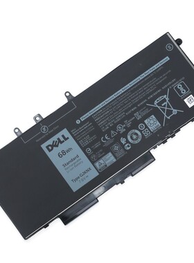 适用原装戴尔 Precision 3520 3530 GJKNX 68WH 4芯笔记本电池