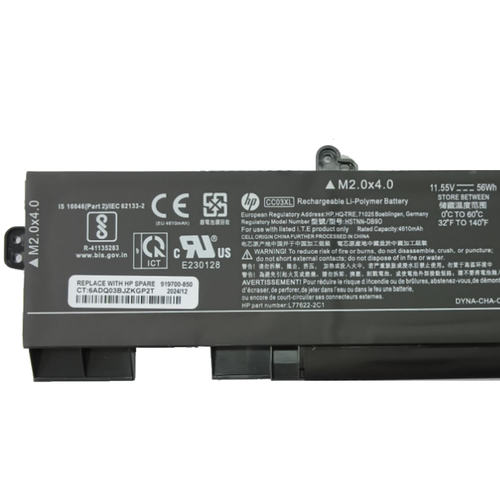 电池惠普850855G7G8CC03XL