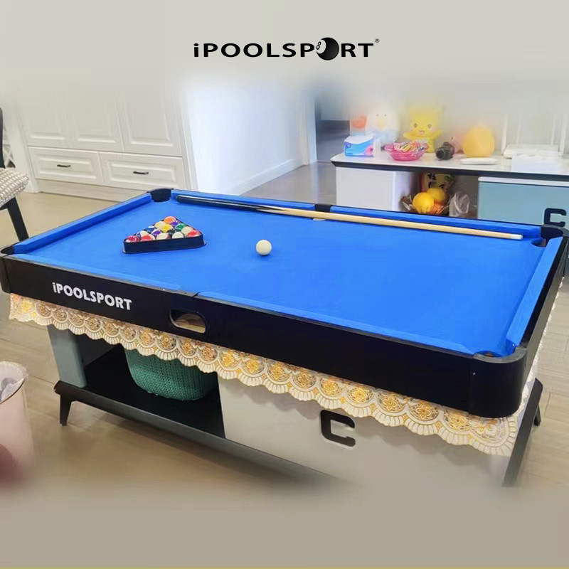 IPOOLSPORT品牌台球桌家用超大号桌面儿童美式成人亲子木制桌球台图片