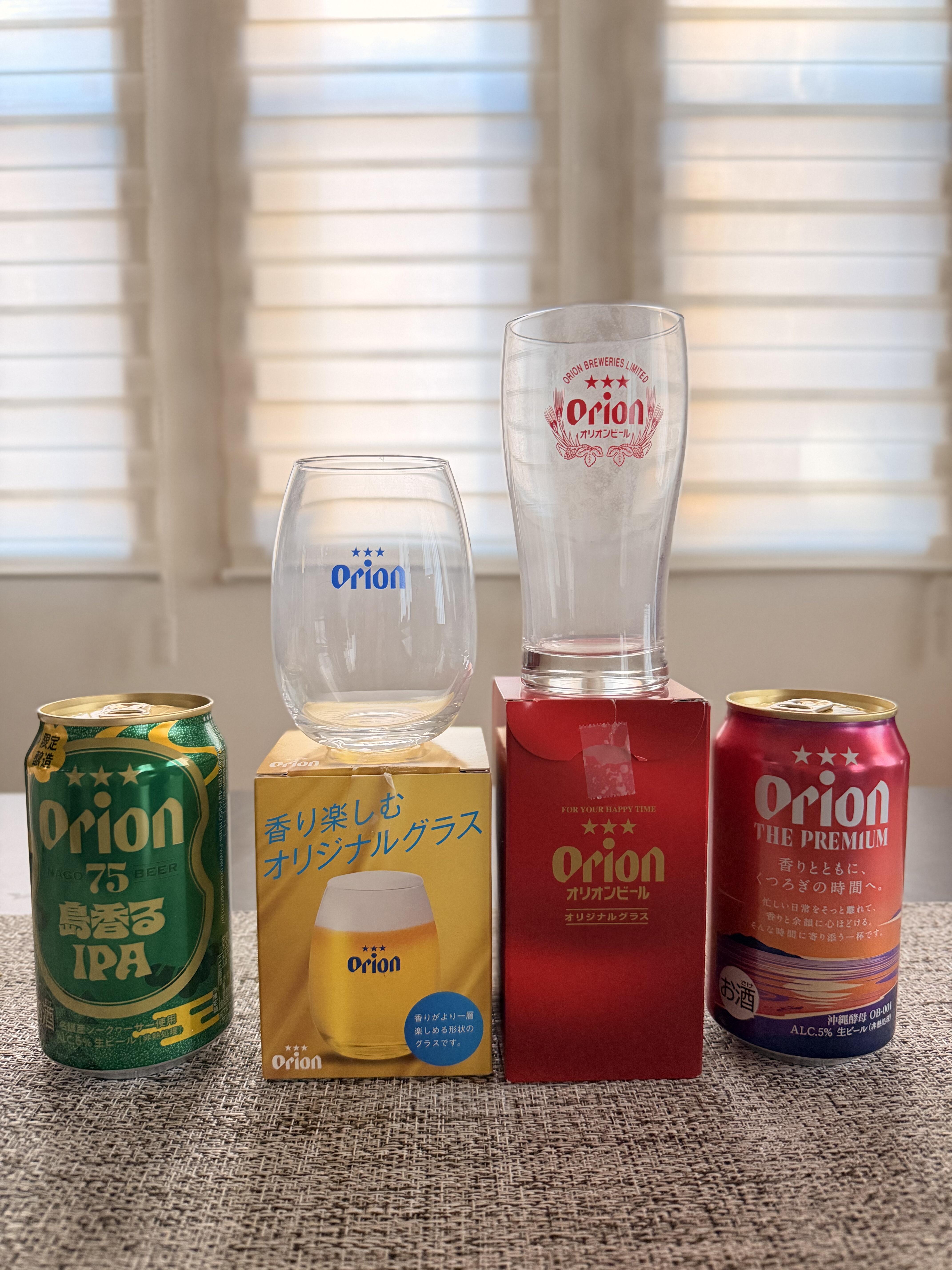 全新带原装盒日本Orion奥利恩两个杯子套装