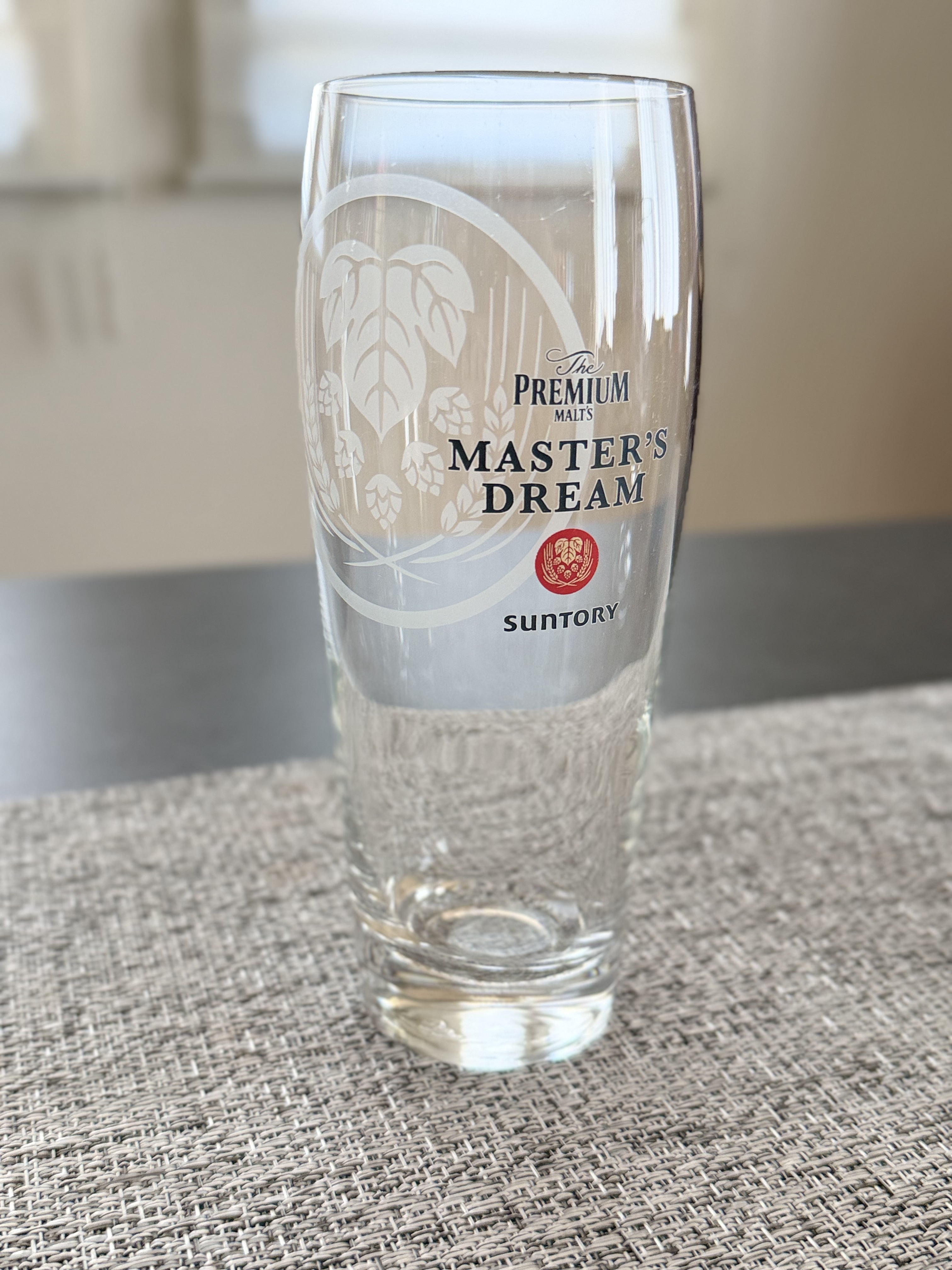 国现日本SUNTORY三得利M啤酒杯