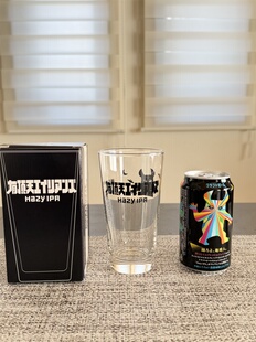 日本现货全新带原装盒日本限定款城镇天外星人HAZY IPA精酿啤酒杯