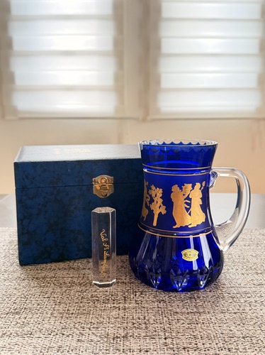 全新带原装大礼盒日本Kirin麒麟百年比利时水晶合作收藏品水晶杯