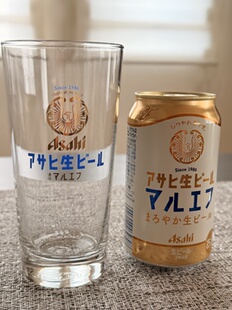 日本现货全网稀缺朝日asahi不死鸟复古啤酒杯水杯玻璃杯大容量