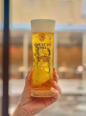 现货秒发实拍札幌啤酒空知 1984 限定啤酒杯水杯玻璃杯日本产