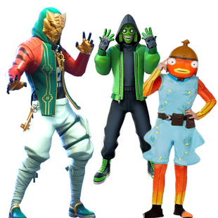 Fortnite堡垒之夜大bOSS 儿童连体衣男童战衣男孩万圣节cos表演服