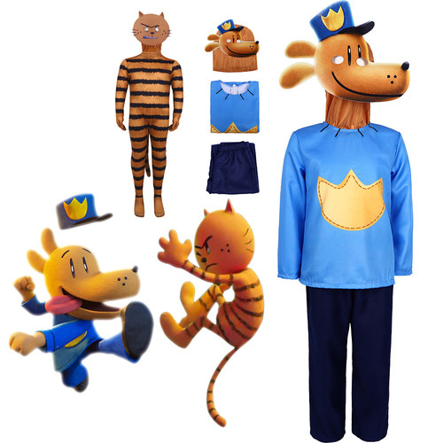 汪汪Dogman扮演神探狗狗cos服