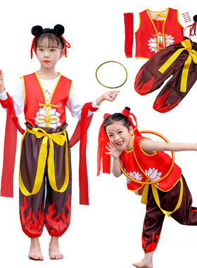 六一哪咤衣服魔童降世童话动漫装