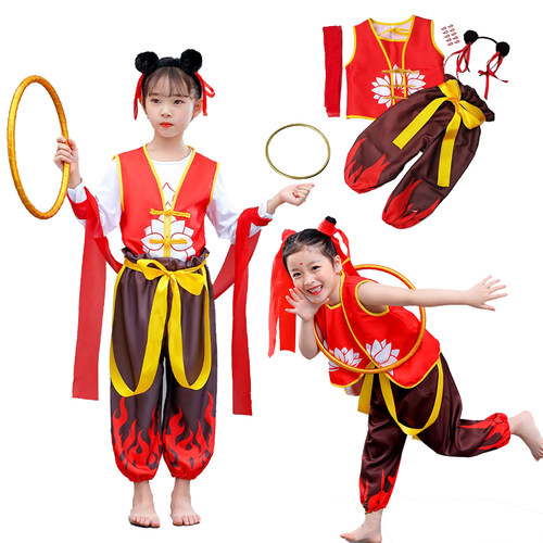 六一哪咤衣服魔童降世童话动漫装