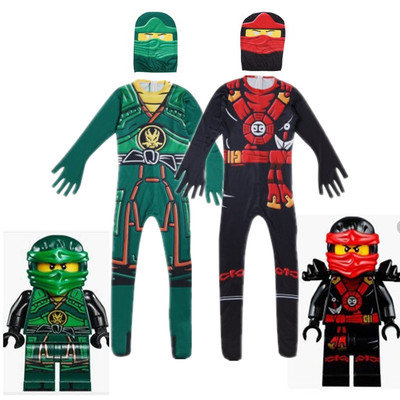 万圣节男童服装乐高儿童演出服