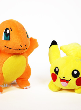 小火龙毛绒玩具宠物小精灵公仔可爱卡通动漫周边玩偶Charmander