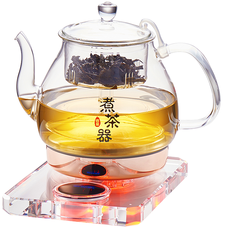 全自动蒸茶壶煮茶器电烧茶炉玻璃专用安化黑茶老白茶水晶佰宝502