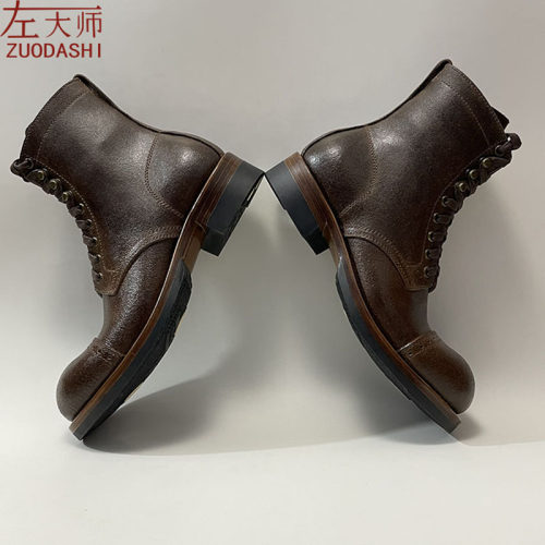 左大师复古大头工装靴2025年