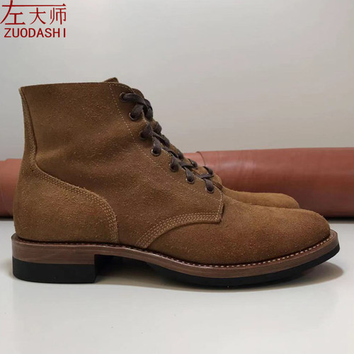 左大师1610-6-2b手缝工装靴