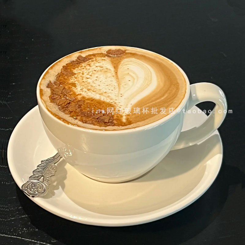 简约纯色高级感陶瓷杯咖啡杯