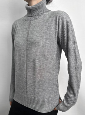 di kangra/德凯佳女装高领长袖套头衫