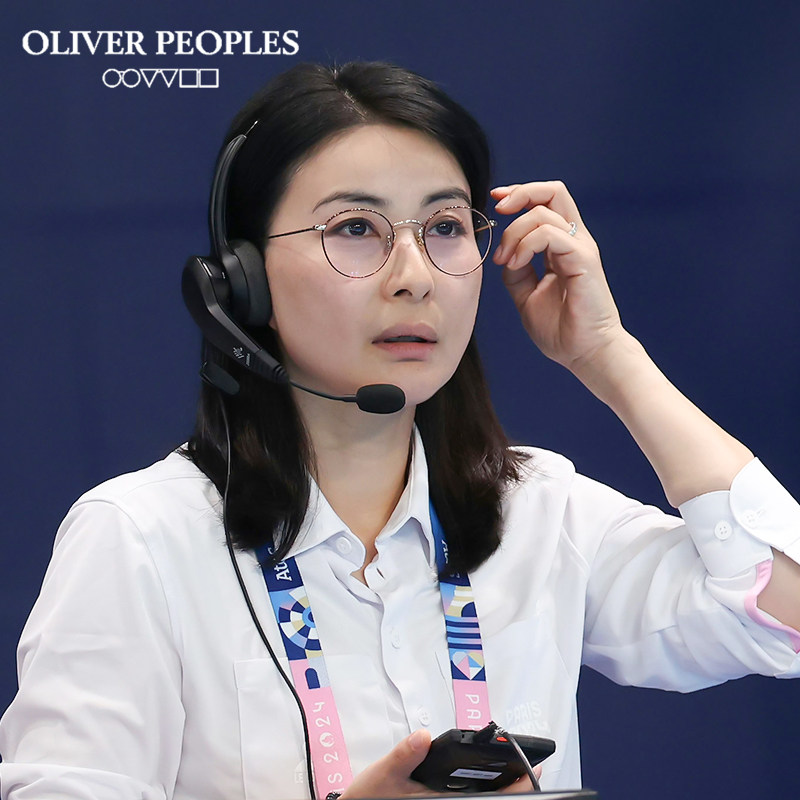 oliverpeoples奥利比弗眼镜框女郭晶晶王凯同款OV1186圆形架夹片