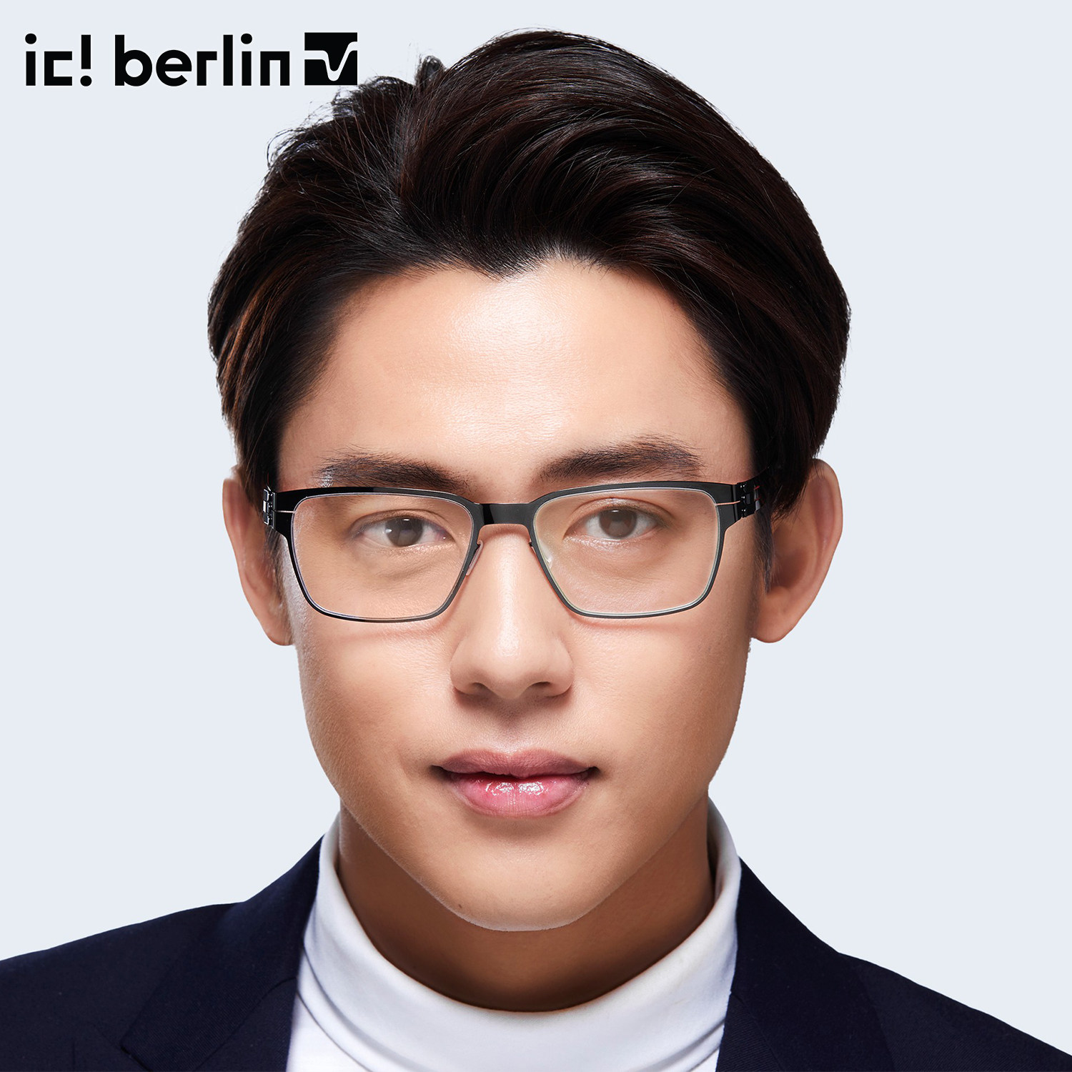 IC! BERLIN艾晰柏林眼镜框男商务休闲方框光学近视眼镜架女Oscar