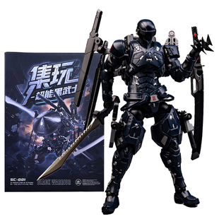 集玩超能SC-001黑武士玩具模型摆件手办潮玩可动关节人偶儿童男孩