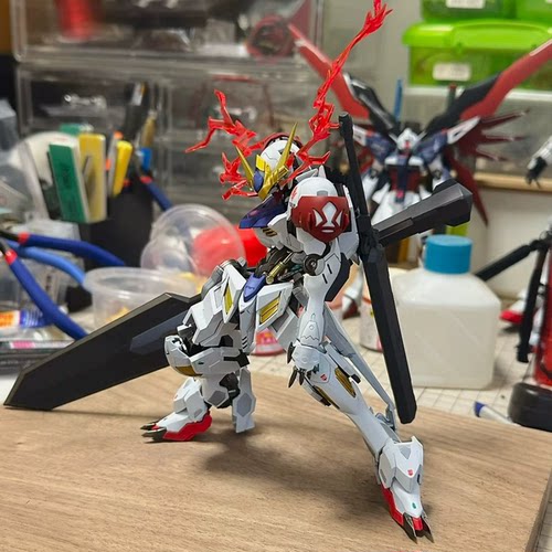 HG 1/144巴巴托斯天狼座 Apls 铁血 天狼机甲拼装模型玩具手办