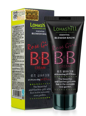 Lohashill露韩饰韩国正品玫瑰女孩BB霜裸妆遮瑕保湿持久60ml