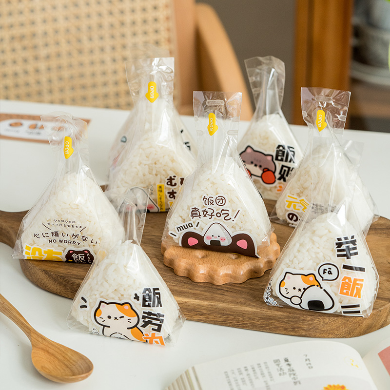 三角饭团包装袋纸可微波加热