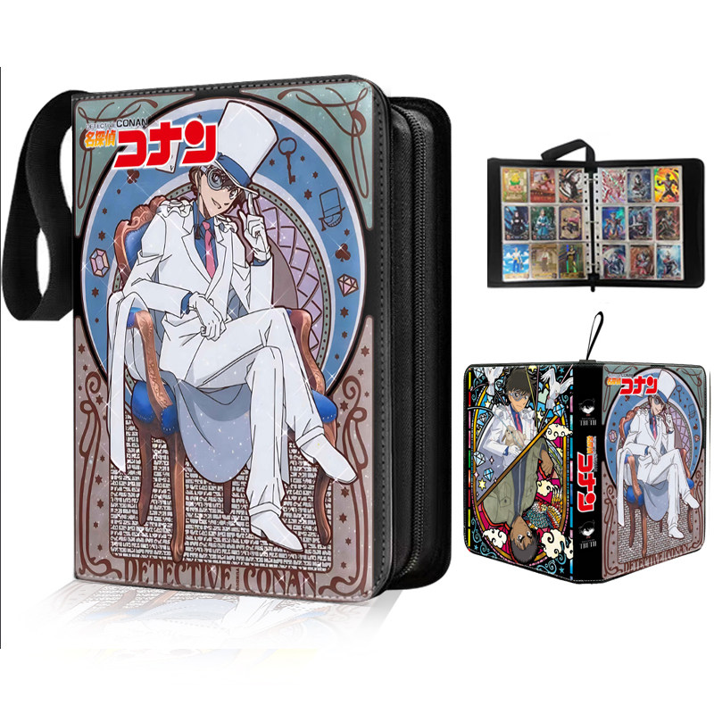 名侦探柯南收藏卡册集卡片四宫格九宫格皮质拉链漫画周边30周年