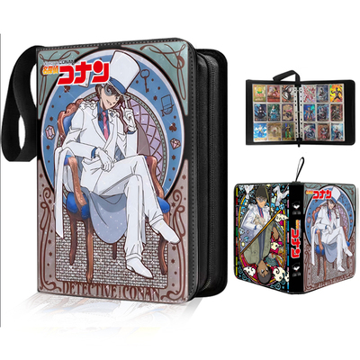 名侦探柯南收藏卡册集卡片四宫格九宫格皮质拉链漫画周边30周年