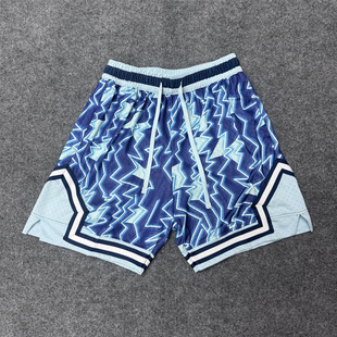 美式短裤男士夏季潮牌休闲运动篮球裤不过膝速干透气宽松4分裤子