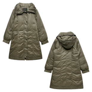 古早感机能风工装 羽绒外套 口袋长款