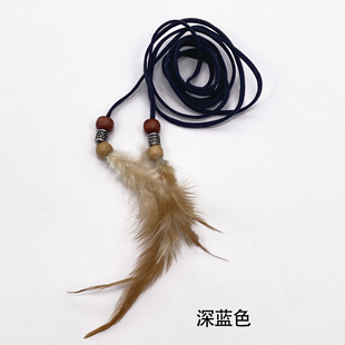 福利民族风串珠彩色装 ｜特价 饰鸡毛绳腰带 包邮 19.9