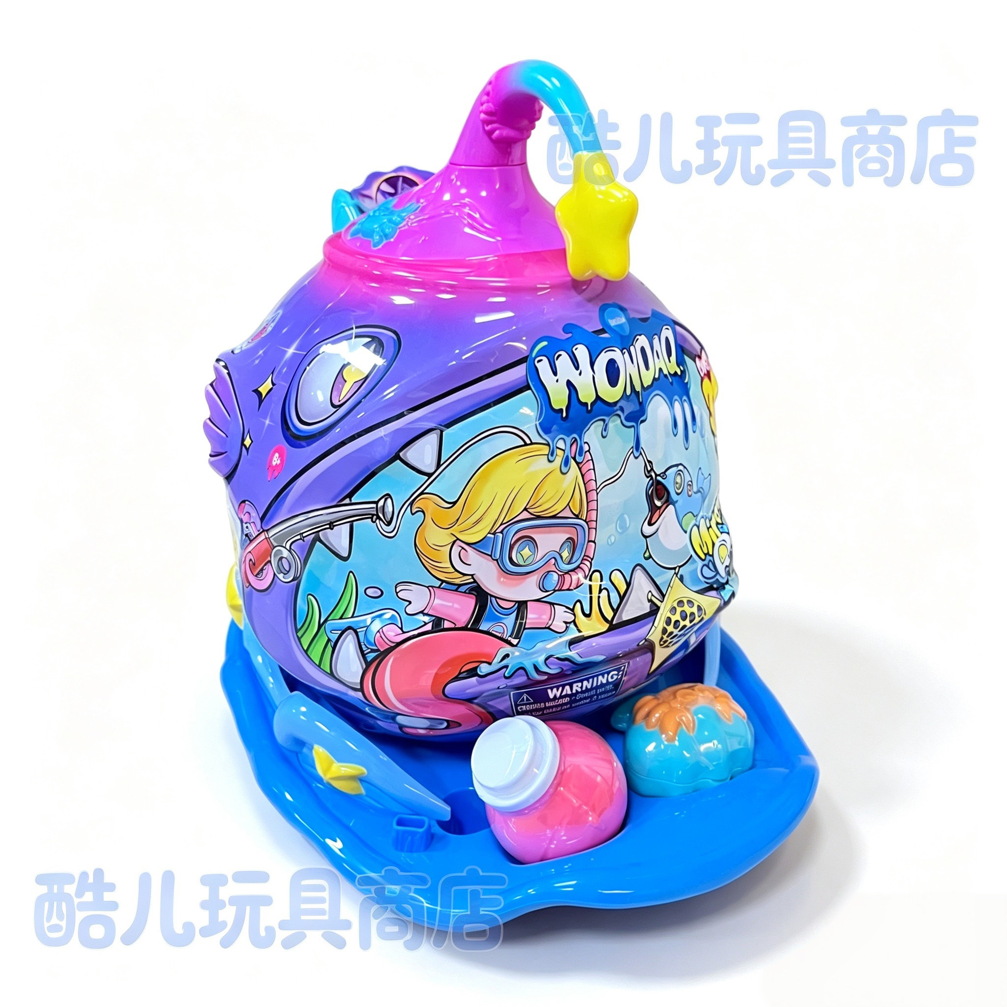 新款蛋宝乐惊喜水世界幻海灯鱼拆拆乐儿童玩具过家家钓鱼益智礼品
