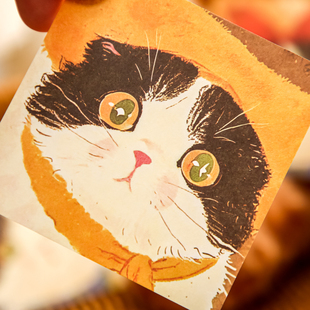 M｜一勺喵喵酱便签本 温暖治愈插画猫咪ins双享优质书写纸60张入