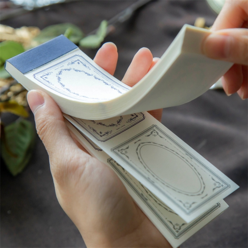 便簽特種紙歐式復古留言記事邊框