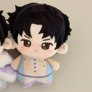 盲盒总动员双高胎属性10cm印花体棉花娃娃玩偶a1366