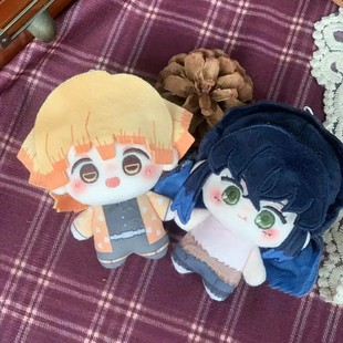 鬼灭之刃同人棉花娃娃正版10cm祢豆子善逸伊之助属性努努体玩偶礼