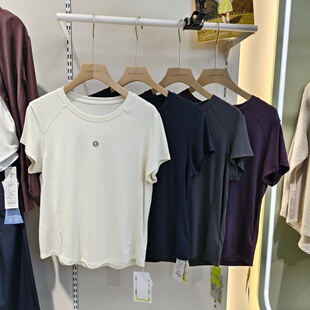 外穿背心女正肩轻户外上衣 面膜T恤衫 2026夏新款 她炽2606圆领短袖