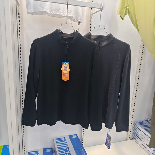 冰川2651秋冬新款男士半拉链立领卫衣高弹耐穿休闲套头衫长袖休闲