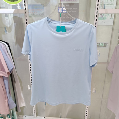 柏丽王妃24007寇寇女王女士圆领北冰洋科技T恤薄荷冰盾速干短袖