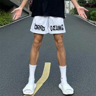 速干运动短裤 不过膝篮球三分裤 男士 薄款 健身跑步训练 夏季 国潮美式