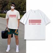 速干t恤宽松吸湿排汗潮牌球衣跑步健身衣 夏季 美式 篮球训练服短袖