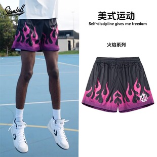 透气跑步休闲速干冰丝弹力训 男春夏新款 美式 篮球2025速干运动短裤