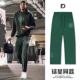 休闲长裤 2023秋季 宽松直筒美式 墨绿色篮球运动卫裤 薄透气欧文同款