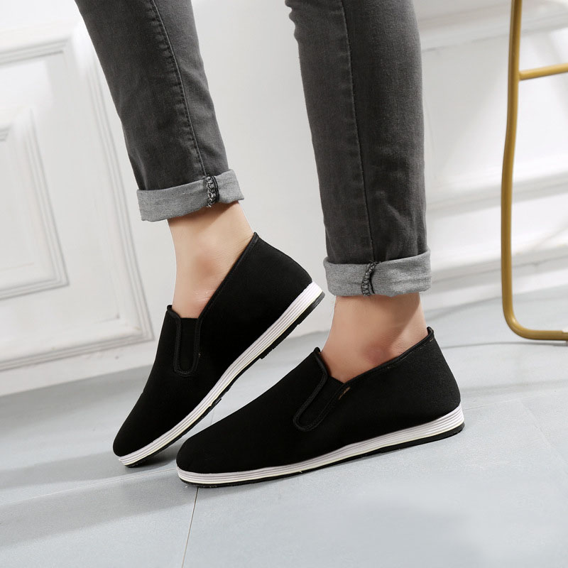 百搭秋季男鞋散步休闲鞋韩版工作鞋老北京布鞋保暖加绒潮冬季棉鞋